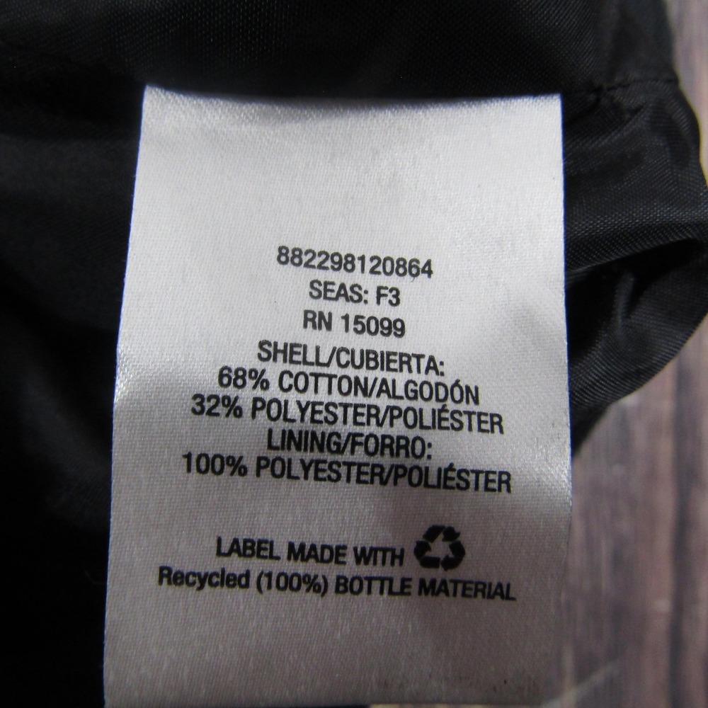 Suit Vest Structure Mens M Black Solid Cotton Polyester 2 Piece Belted Formal - Picture 3 of 6